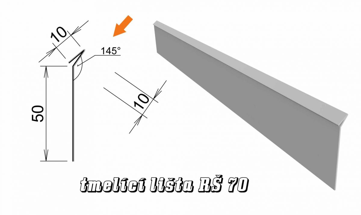 Tmelící lišta var. A (03A / 0,84 kg)